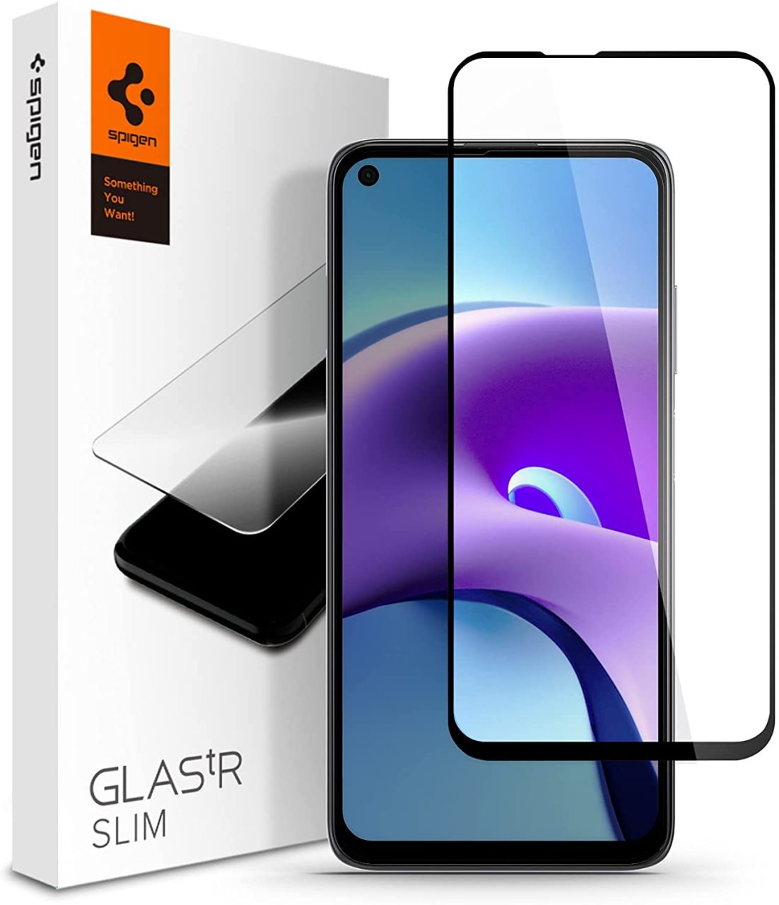 Xiaomi Redmi Note 9 / Redmi Note 9T Cam Ekran Koruyucu, Spigen GLAS.tR Tam Kaplayan Full Cover Black