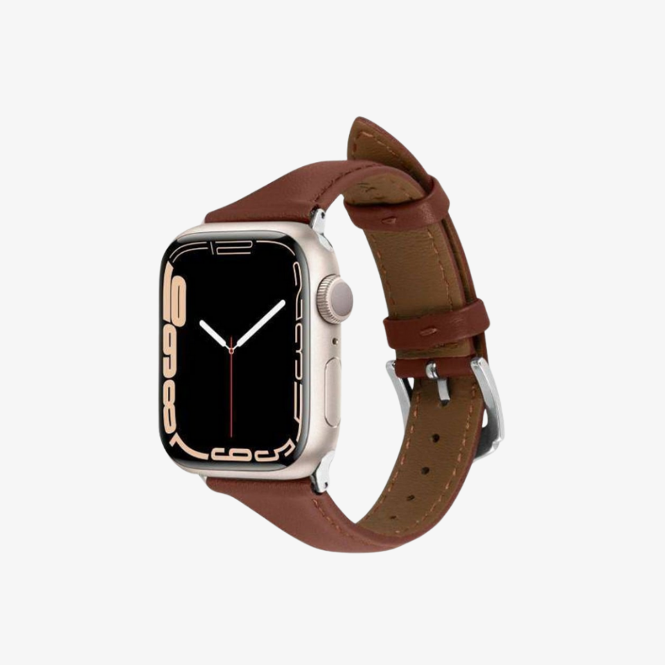 Apple Watch Serisi (40 / 41mm) Watch Kayış Kordon, Ciel By Cyrill Kajuk Band Chestnut