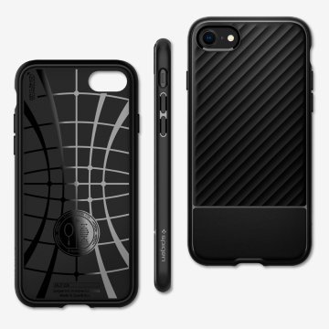 iPhone SE 2022 / 2020 / iPhone 8 / iPhone 7 Uyumlu Kılıf, Spigen Core Armor Matte Black