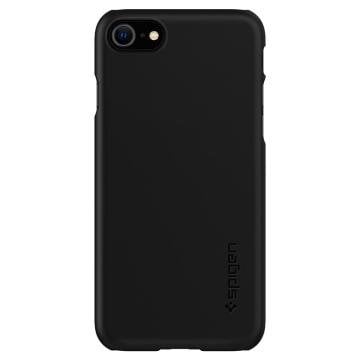 iPhone SE (2022 / 2020) iPhone 8 / iPhone 7 Uyumlu Kılıf, Spigen Thin Fit Black