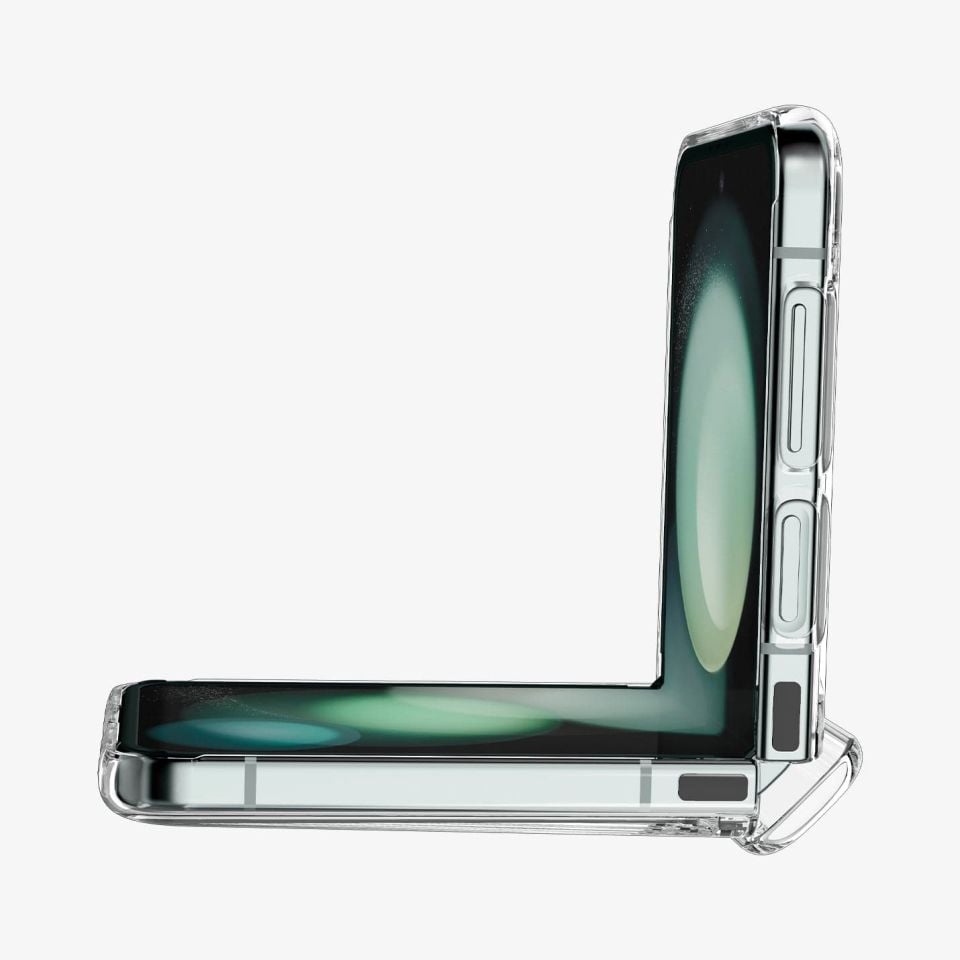 Galaxy Z Flip 5 Kılıf, Spigen Thin Fit Pro Crystal Clear