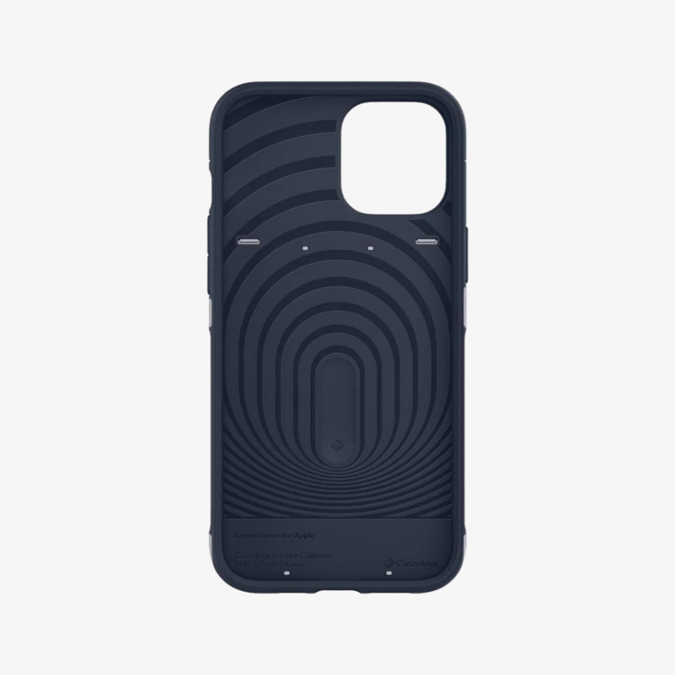 iPhone 12 Pro Max Kılıf, Caseology by Spigen Legion Stone Navy