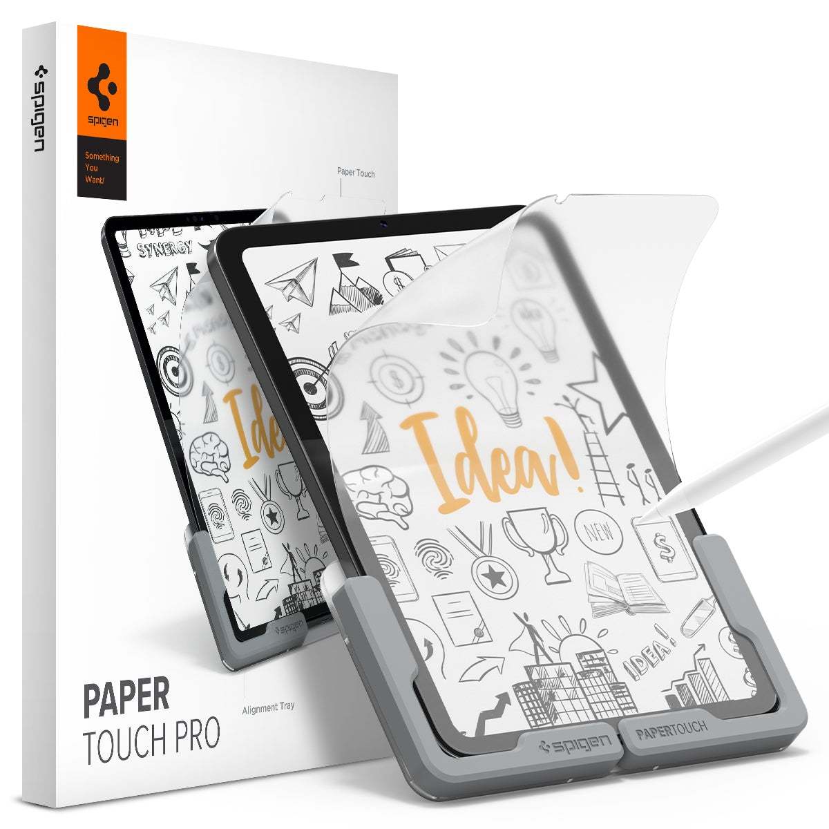 Apple iPad Mini 6 (2021) Paper Touch Pro, Spigen Ekran Koruyucu (1 Adet)