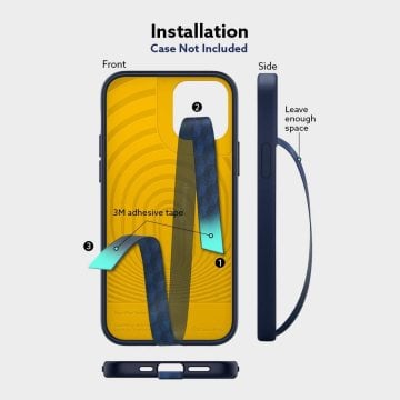 Caseology by Spigen Urban Strap Telefon Tutucu Universal (Tüm Cihazlarla Uyumlu) Blue