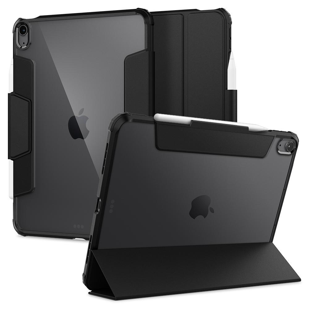 iPad Air 10.9'' (2022 / 2020) Kılıf, Spigen Ultra Hybrid Pro Black