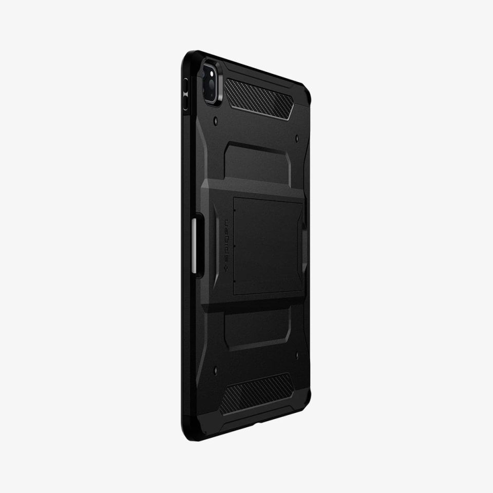 iPad Pro 12.9'' (2022 / 2021) Kılıf, Spigen Tough Armor Pro Black