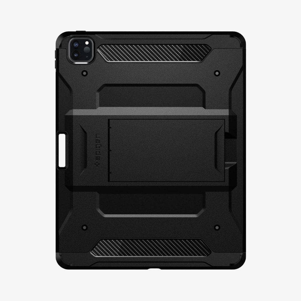 iPad Pro 12.9'' (2022 / 2021) Kılıf, Spigen Tough Armor Pro Black