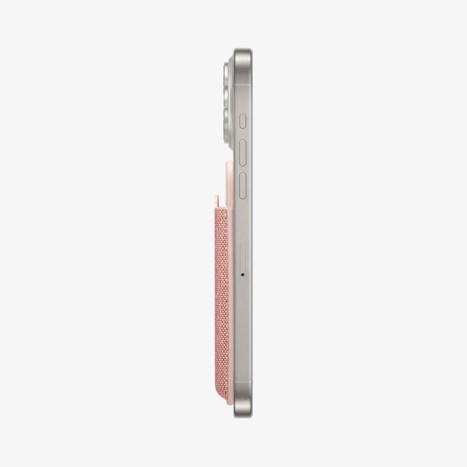 Spigen MagSafe ile Uyumlu 3 Kart Hazneli Cüzdan (iPhone 15/14/13/12 Serisi için) Urban Fit Wallet Rose Gold