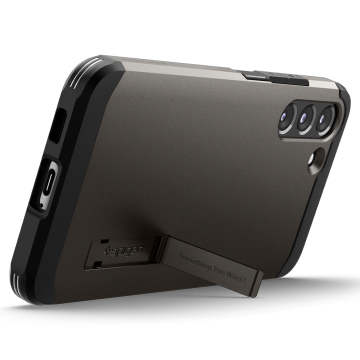 Galaxy S22 5G Kılıf, Spigen Tough Armor Military Grade Gunmetal