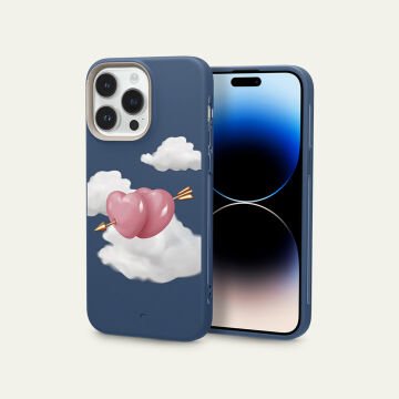 iPhone 14 Pro Kılıf, Ciel by UltraColor Mag Love Shot (MagSafe Uyumlu) Denim Blue