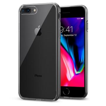 iPhone 7 Plus / iPhone 8 Plus Kılıf, Spigen Liquid Crystal 4 Tarafı Tam Koruma Crystal Clear