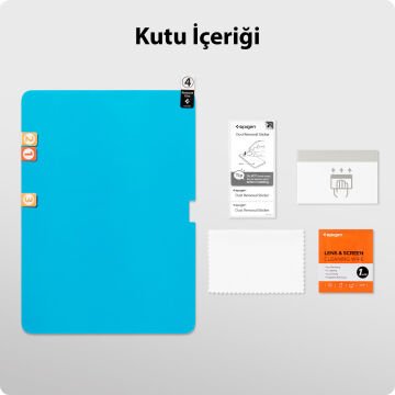 iPad 10.9'' 10.nesil (2022) Paper Touch HD, Spigen Ekran Koruyucu (1 Adet)