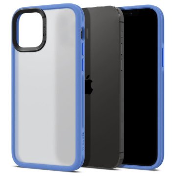 iPhone 12 / iPhone 12 Pro Kılıf, Spigen Ciel by Cyrill Color Brick Linen Blue