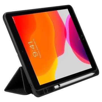 Apple iPad 10.2'' WIFI 9.Nesil (2021) / 8.Nesil (2020) / 7.Nesil (2019) Kılıf, Spigen Urban Fit Dokuma Black