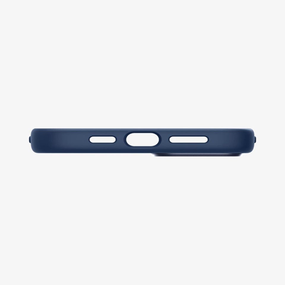 iPhone 14 Plus Kılıf, Spigen Silicone Fit MagFit (MagSafe Uyumlu) Navy Blue