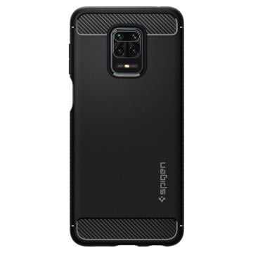 Pocopone M2 Pro/Redmi Note 9 Pro Max / Note 9s Kılıf, Spigen Rugged Armor Black