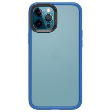 iPhone 12 Pro Max Kılıf, Spigen Ciel by Cyrill Color Brick Linen Blue