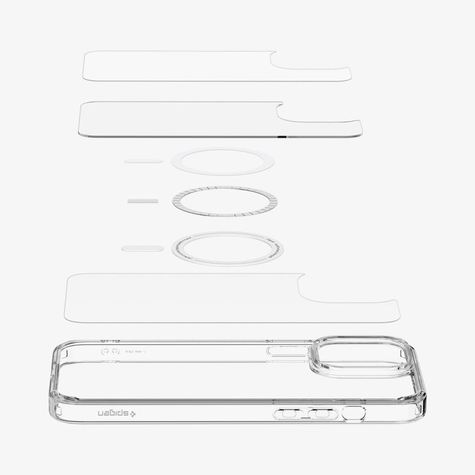 iPhone 14 Pro Max Kılıf, Spigen Airskin Hybrid MagFit (MagSafe Uyumlu) White