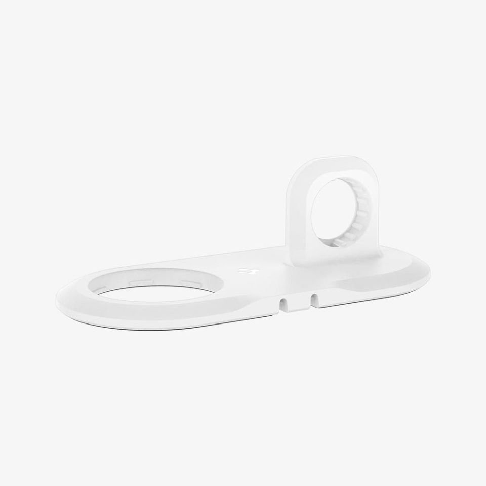 Spigen MagFit Duo 2in1 MagSafe & Apple Watch ile Uyumlu Stand Dock Ünitesi White