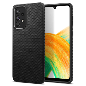 Galaxy A33 5G Kılıf, Spigen Liquid Air Matte Black