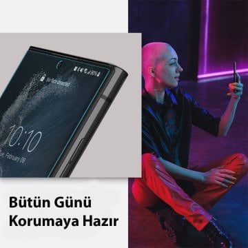 Galaxy S22 Ultra Ekran Koruyucu, Spigen Ultra Flex iD (1 Adet)