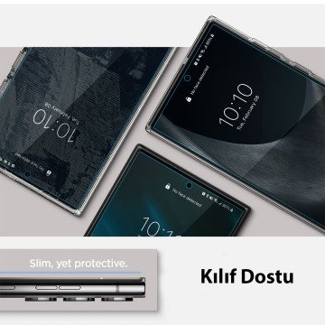 Galaxy S22 Ultra Ekran Koruyucu, Spigen Ultra Flex iD (1 Adet)
