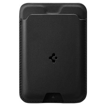 Spigen Valentinus Kartlık Cüzdan 3M Sticker Yapışkanlı Universal Wallet (Tüm Cihazlarla Uyumlu) Black