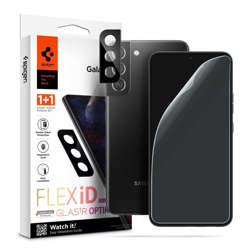 Galaxy S22 Plus Ekran Koruyucu, Flex iD Solid + Glas.tR Optik Set (1 Adet)