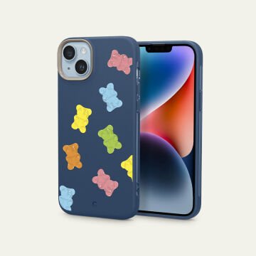 iPhone 14 Plus Kılıf, Ciel by Cyrill UltraColor Mag Gummy Bears (MagSafe uyumludur) Denim Blue