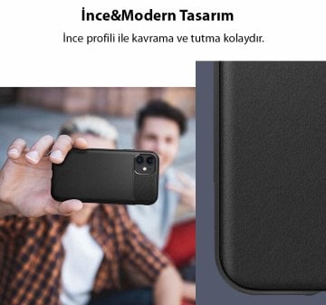 iPhone 11 Kılıf, Caseology Vault Matte Black