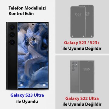 Galaxy S23 Ultra Ekran Koruyucu, Spigen Ultra Flex iD (1 Adet)