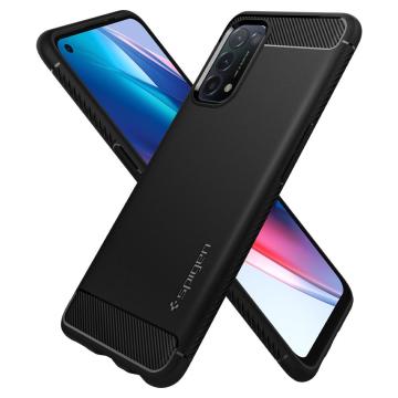 Oppo Find X3 Lite / Reno 5 5G Kılıf, Spigen Rugged Armor Matte Black