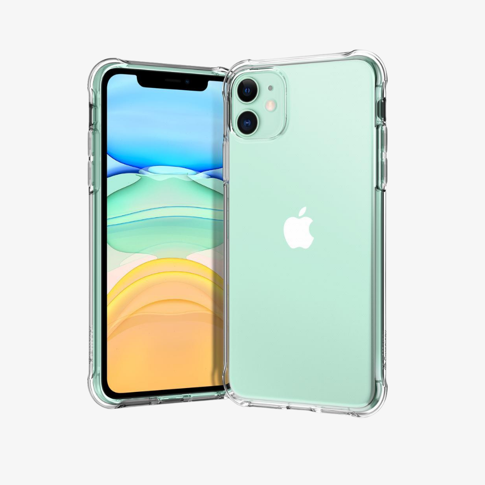 iPhone 11 Kılıf, Caseology Solid Flex Crystal Clear