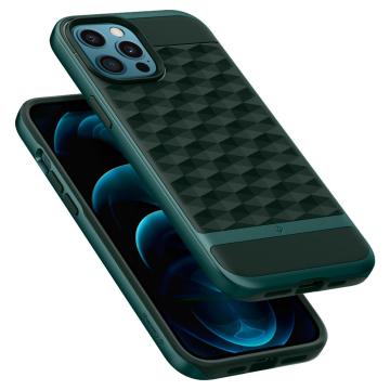 iPhone 12 Pro Max Kılıf, Caseology Parallax Midnight Green