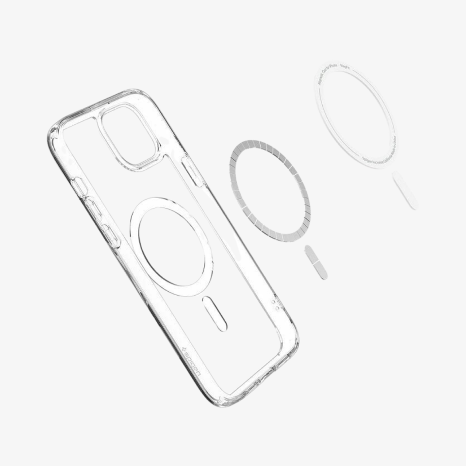 iPhone 15 Spigen Kılıf, Spigen Crystal Hybrid (MagSafe Uyumlu)