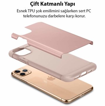 iPhone 11 Pro Kılıf, Caseology Legion Rose Gold