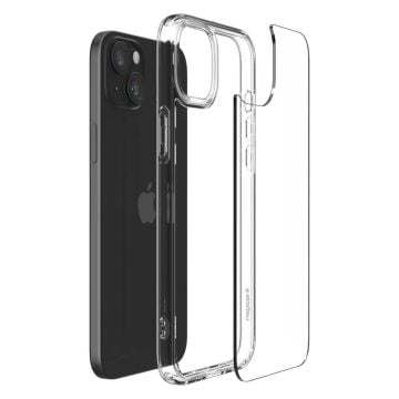 iPhone 15 Spigen Kılıf, Spigen Crystal Hybrid Crystal Clear