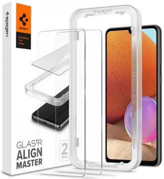 Galaxy A33 Cam Ekran Koruyucu, Spigen Kolay Kurulum AlignMaster GLAS.tR (2 Adet)