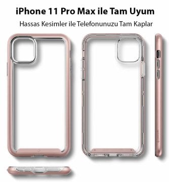 iPhone 11 Pro Max Kılıf, Caseology Skyfall Rose Gold