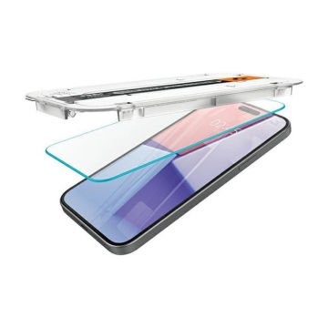 iPhone 15 Cam Ekran Koruyucu Kolay Kurulum, Spigen Glas.tR EZ Fit HD (1 adet)