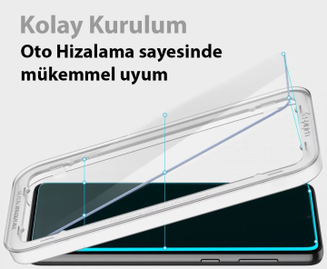 Galaxy A13 Cam Ekran Koruyucu, Spigen Kolay Kurulum AlignMaster GLAS.tR (2 Adet)