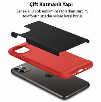 iPhone 11 Pro Max Kılıf, Caseology Legion Red