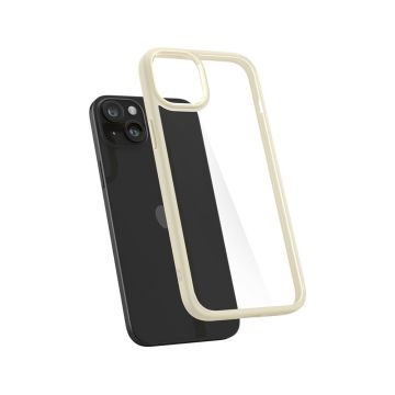 iPhone 15 Plus Kılıf, Spigen Crystal Hybrid Mute Beige