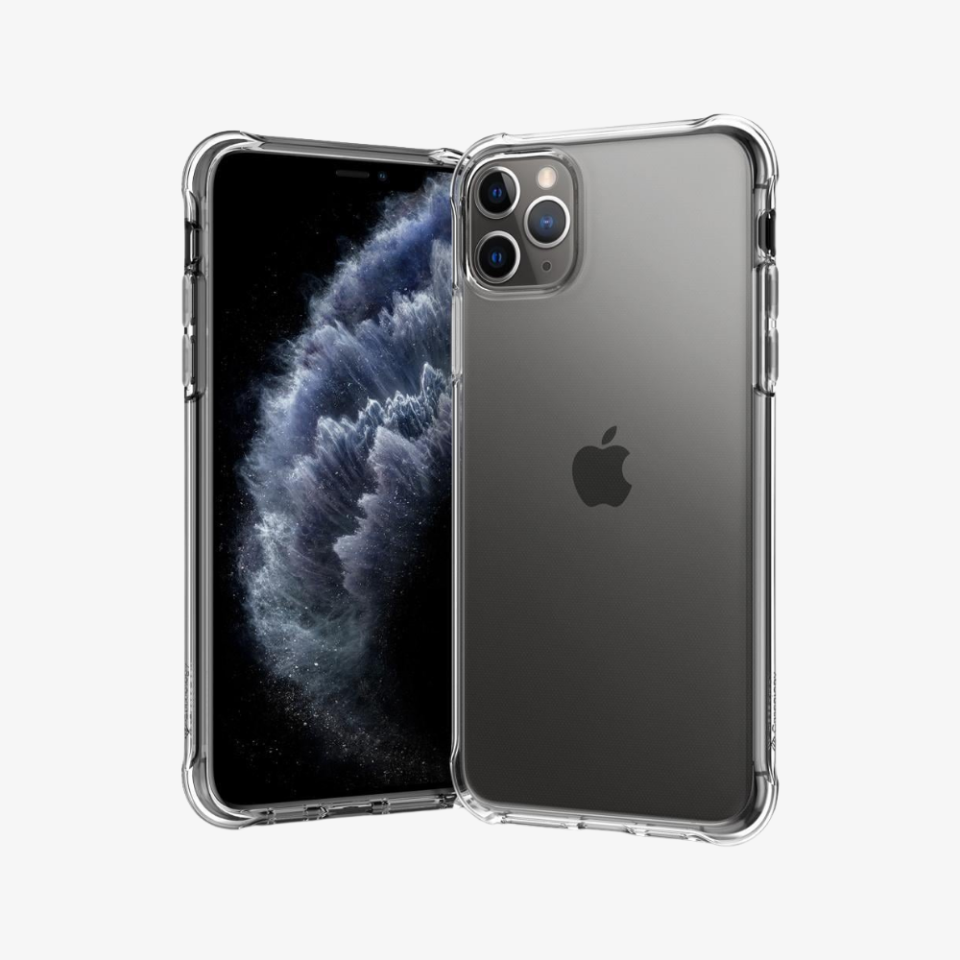 iPhone 11 Pro Max Kılıf, Caseology Solid Flex Crystal Clear