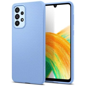 Galaxy A33 Kılıf, Spigen Liquid Air Blue