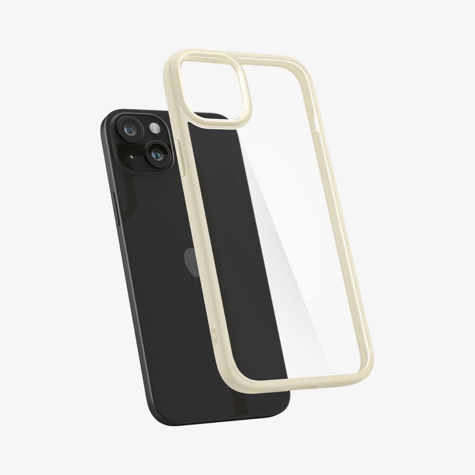 iPhone 15 Plus Kılıf, Spigen Ultra Hybrid Mute Beige