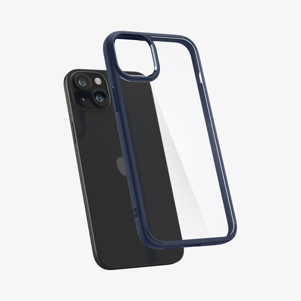 iPhone 15 Plus Kılıf, Spigen Ultra Hybrid Navy Blue