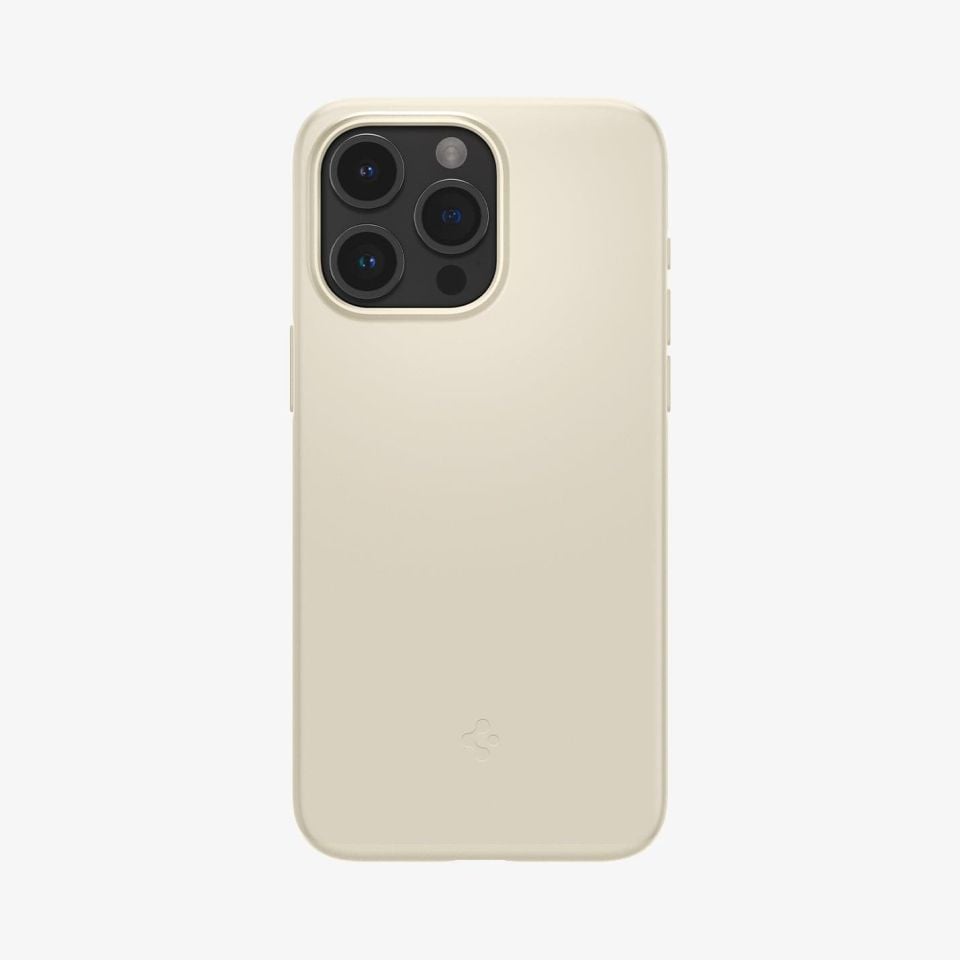 iPhone 15 Pro Kılıf, Spigen Thin Fit Mute Beige