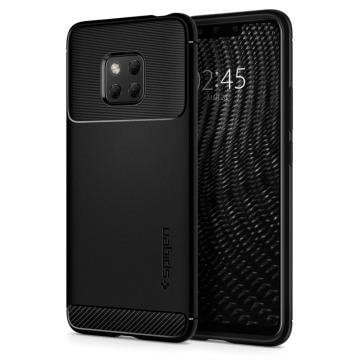 Huawei Mate 20 Pro Kılıf, Spigen Rugged Armor Black