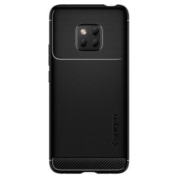 Huawei Mate 20 Pro Kılıf, Spigen Rugged Armor Black